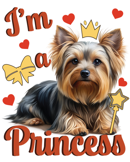 I am a princess with dog picture