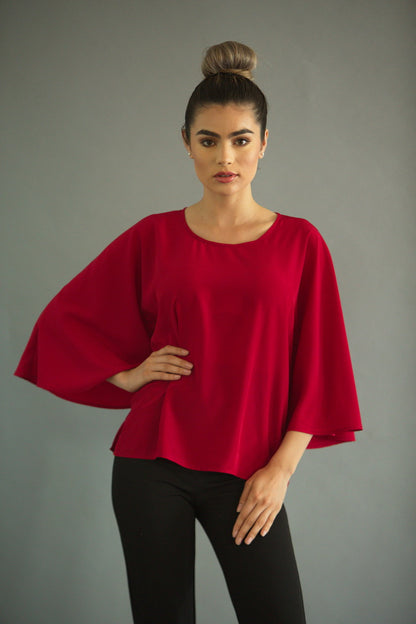 RUBY BUTTERFLY BLOUSE