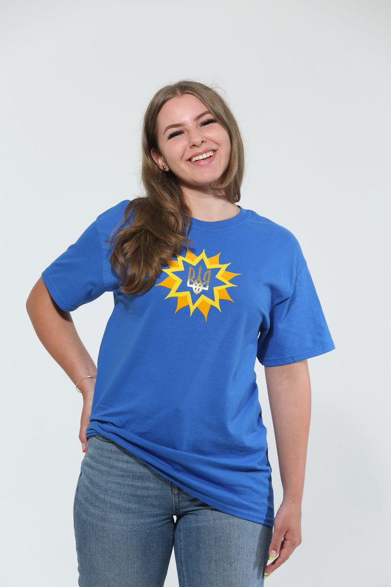 Printed unisex t-shirt with emblem for 30 years of Ukraine Independence day